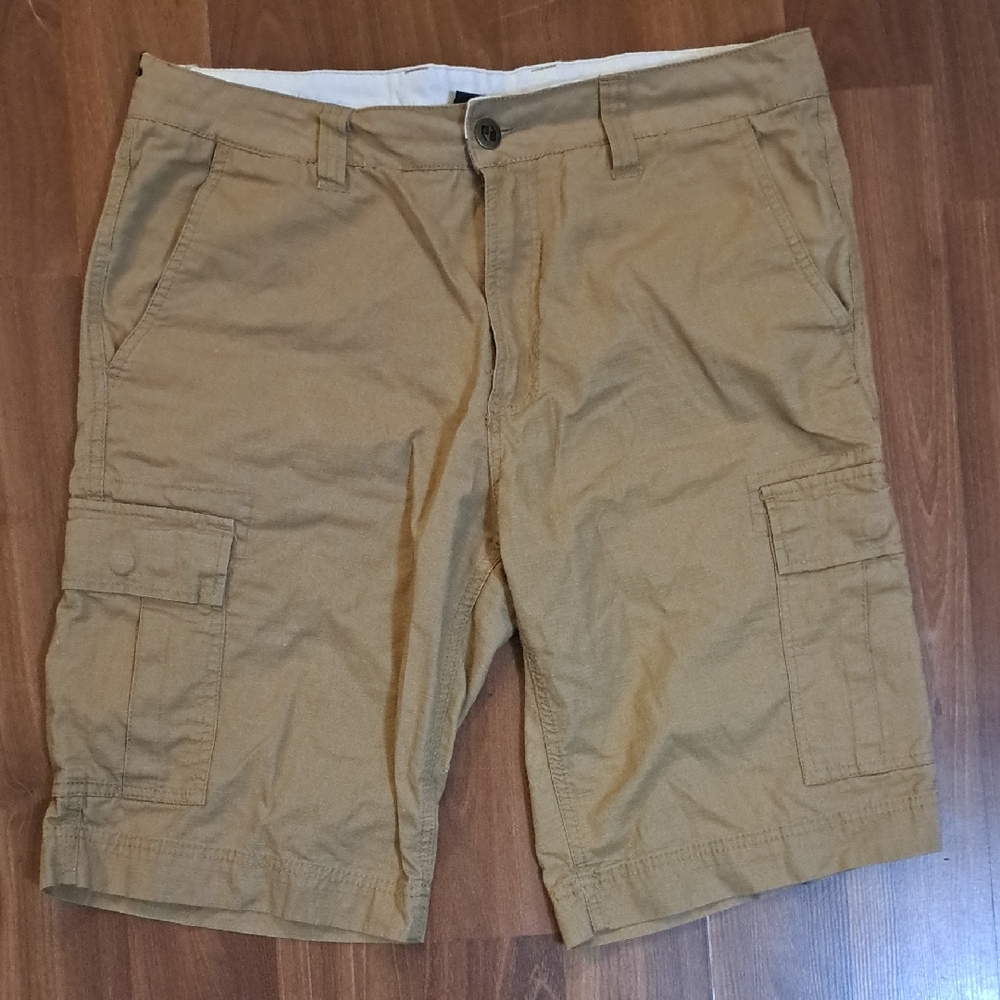 Men's Cargo Shorts in Khaki - 100% Cotton